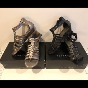 APOSTROPHE GLADIATOR SANDALS Qty:2 (6-04152020)